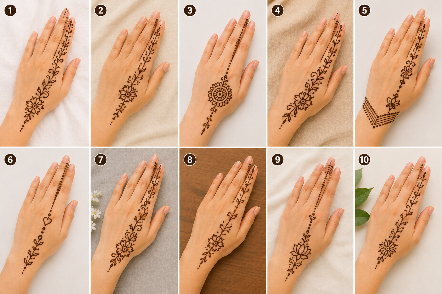 Simple Mehndi Design​ Very Simple Mehndi Designs​